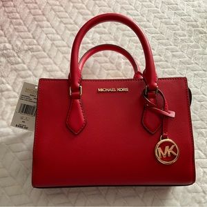 NWT Michael Kors Bag - Bright Red